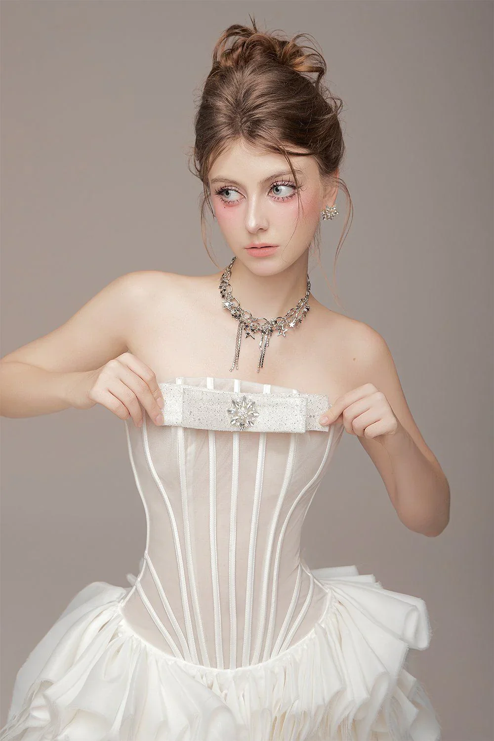 BY JENNY WHITE FAE MINI DRESS - Image 2