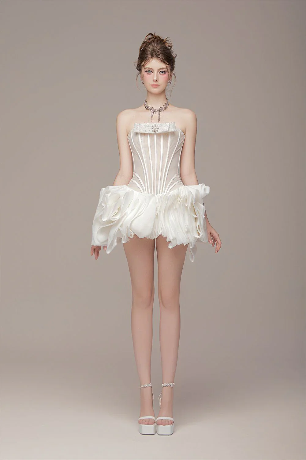 BY JENNY WHITE FAE MINI DRESS - Image 3
