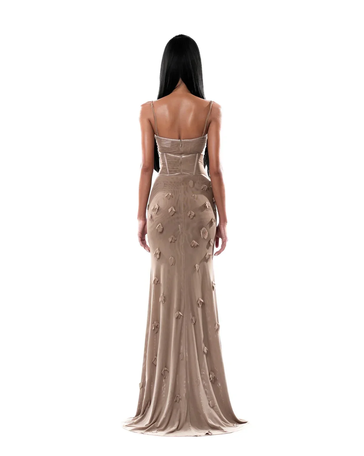 HUELLEY ROSE Pink Lsla Maxi Dress - Image 3