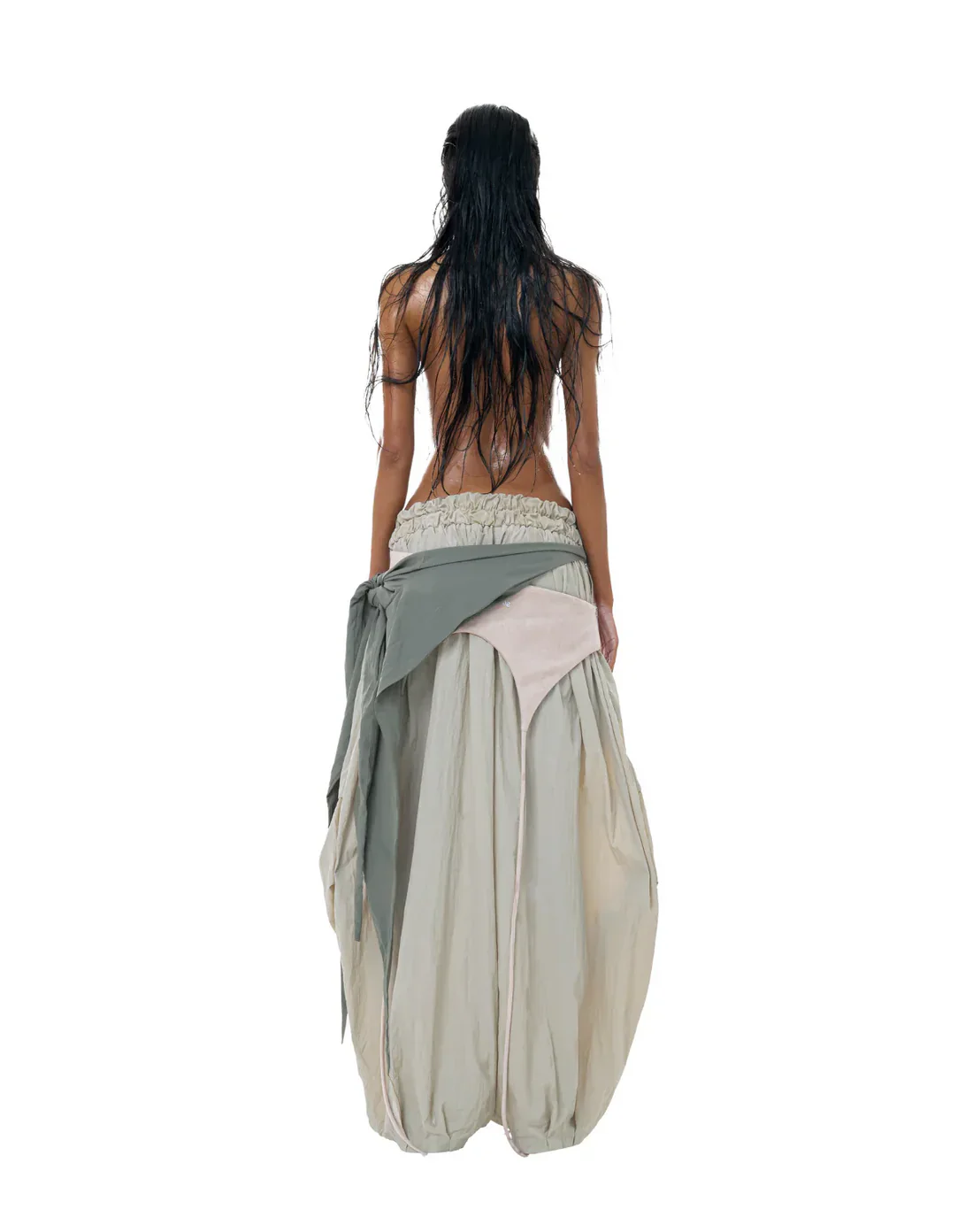 [Sold out] Huelleyrose Kalista Pants -Beige - Image 3