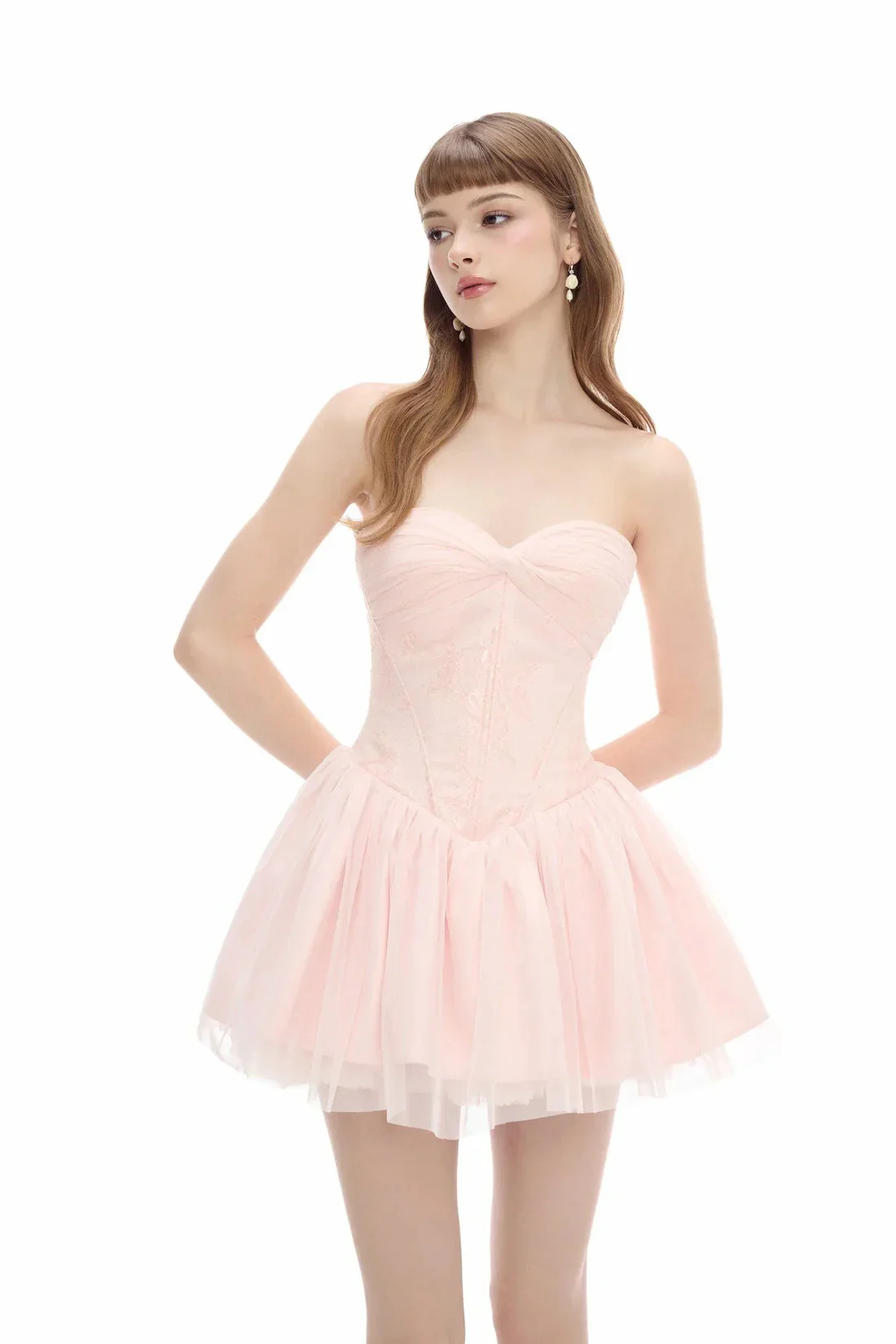 Jubin BABY DRESS (PINK) - Image 3