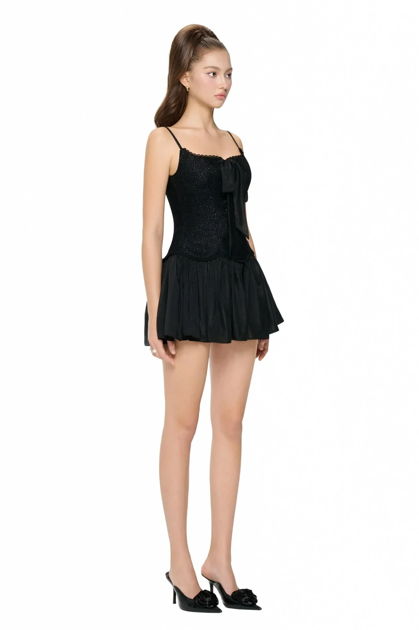 Jubin MAISIE DRESS (BLACK) - Image 4