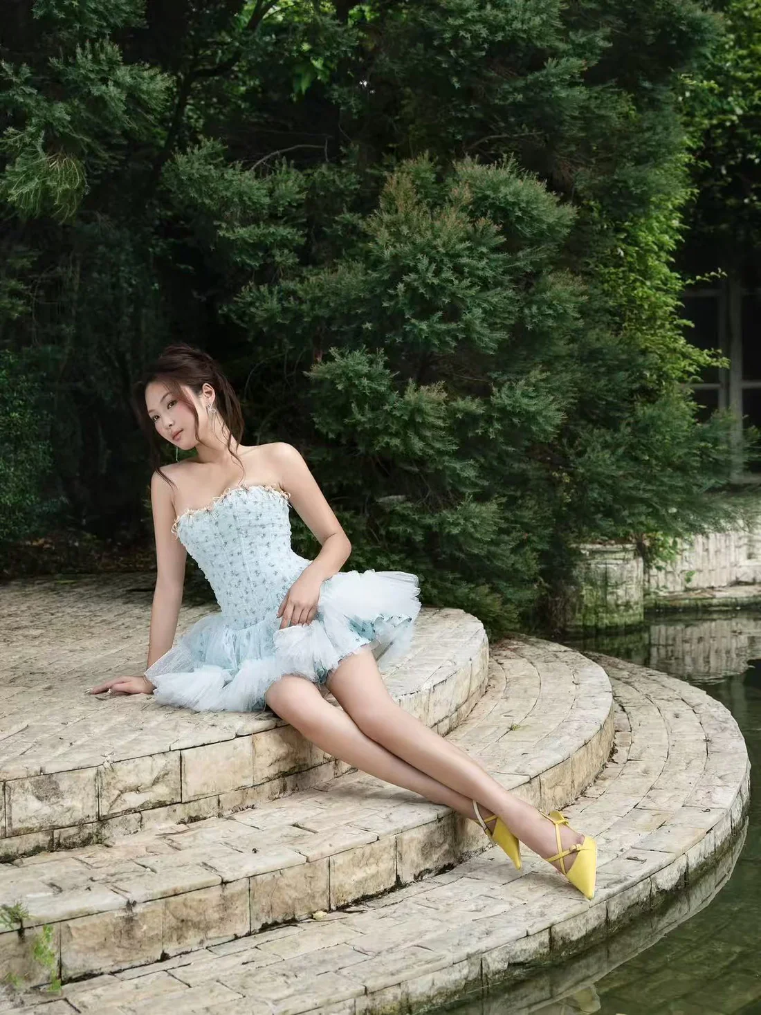 LANE Cì Moudy Dress (Blue) - Image 10
