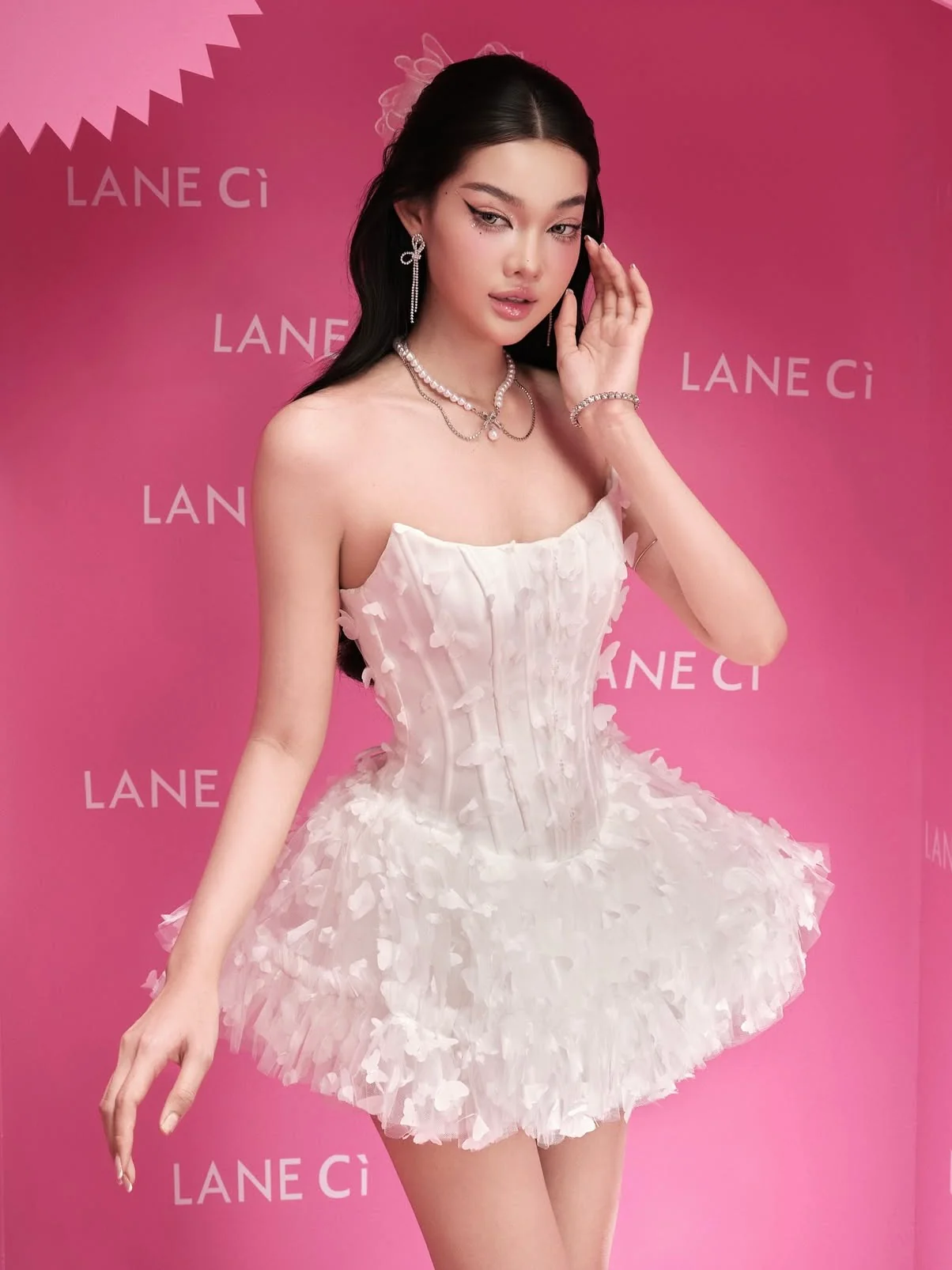 LANE Cì Swan dress - Image 3