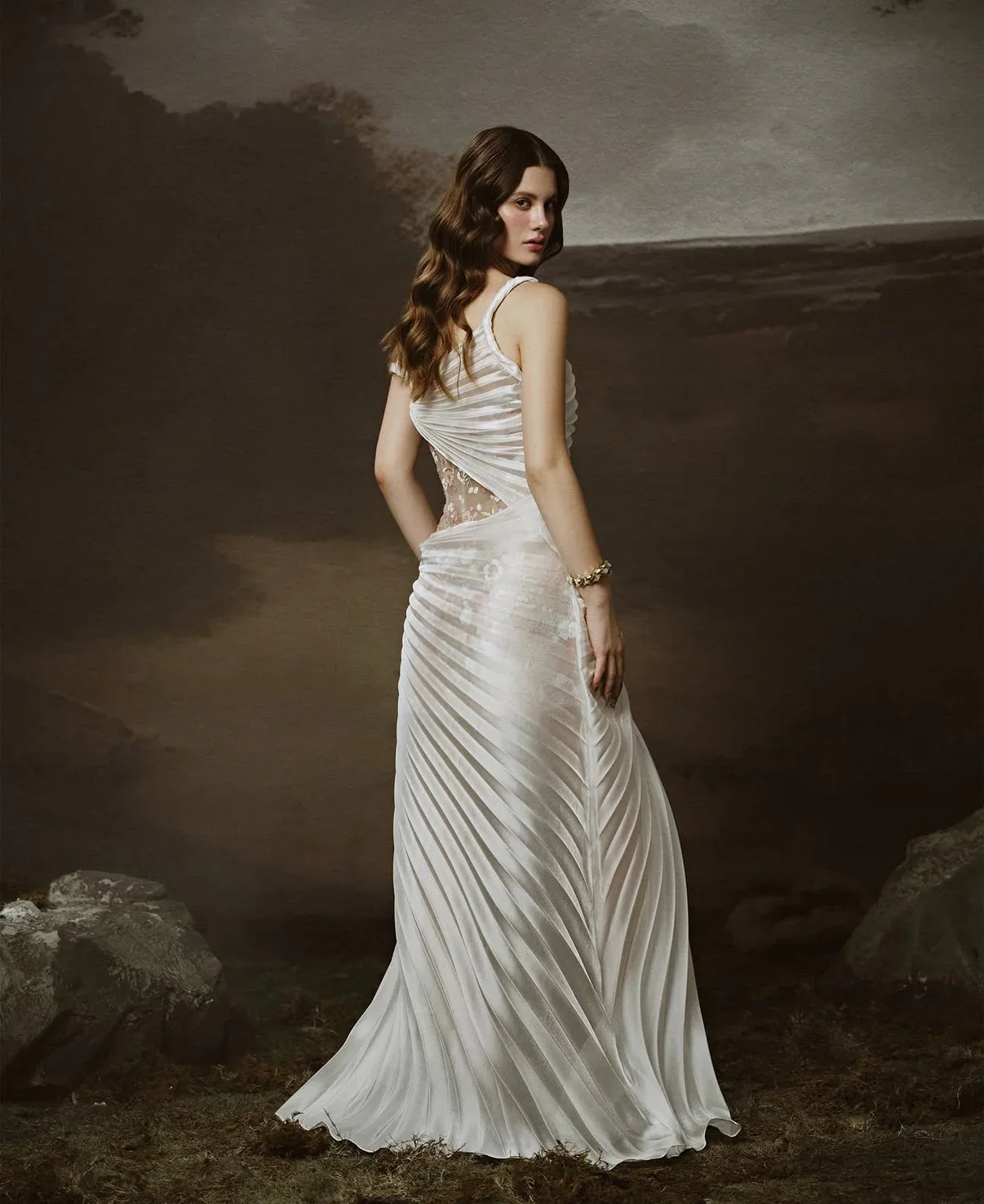 LINH PHUNG White Doria Maxi Dress - Image 4
