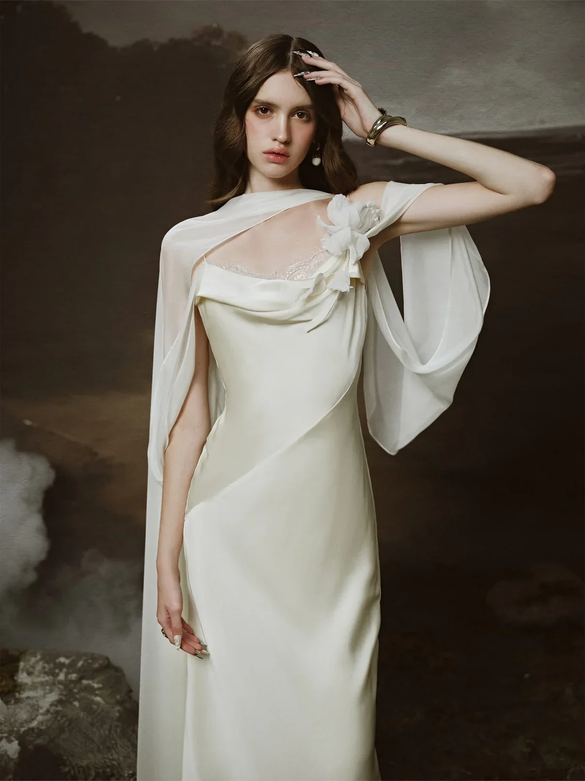 LINH PHUNG White Mirena Maxi Dress - Image 3