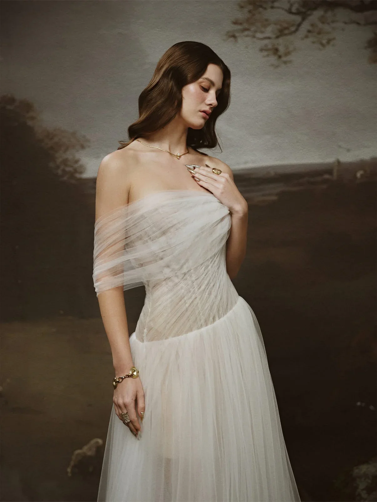 LINH PHUNG White Seraphine Maxi Dress - Image 3