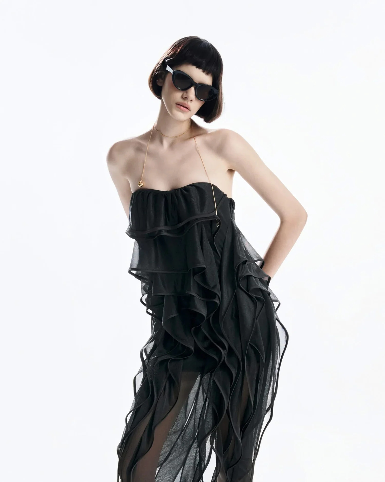 MUST HAVE Midi Strapless Cup Dress Regular price - Image 3