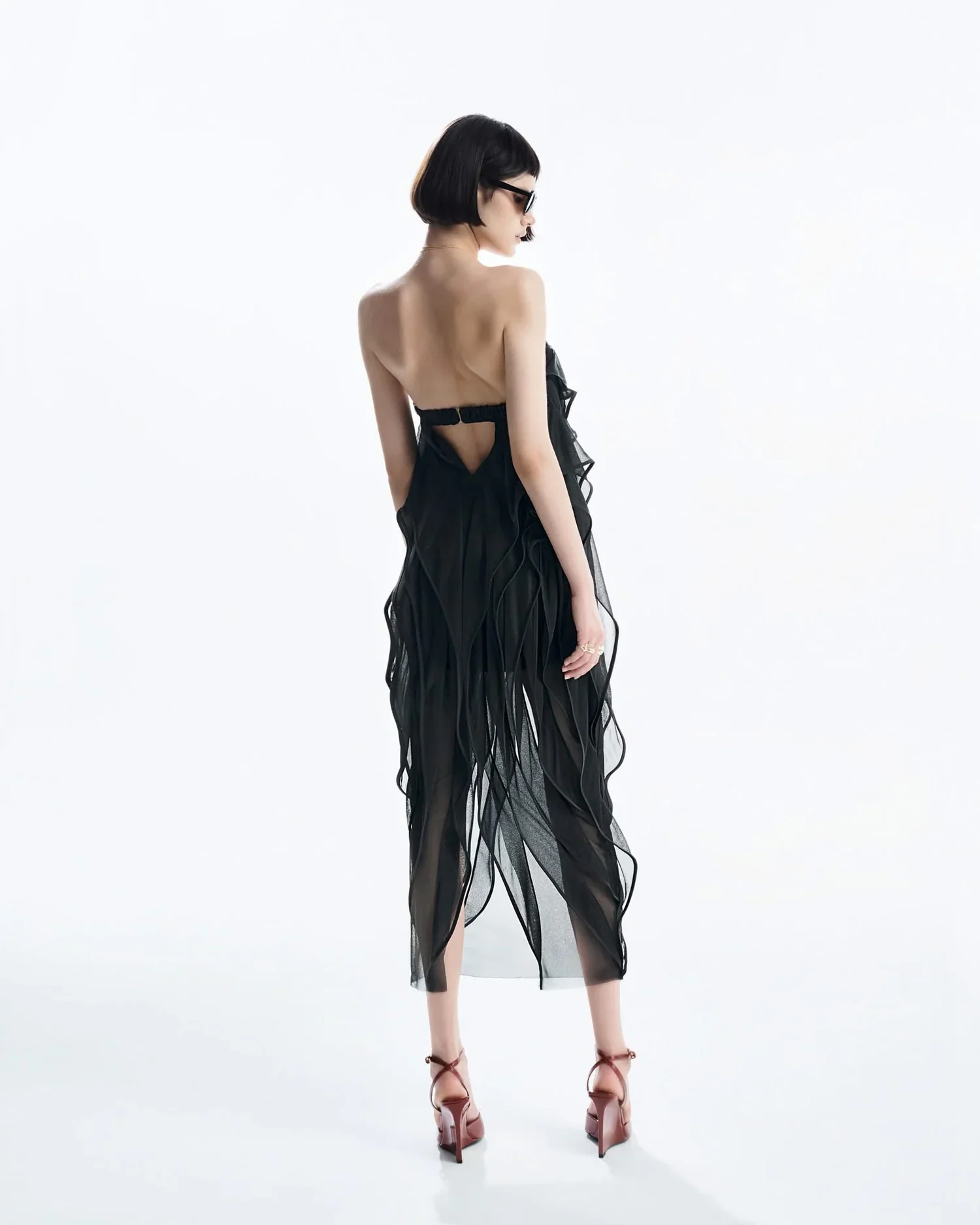 MUST HAVE Midi Strapless Cup Dress Regular price - Image 4