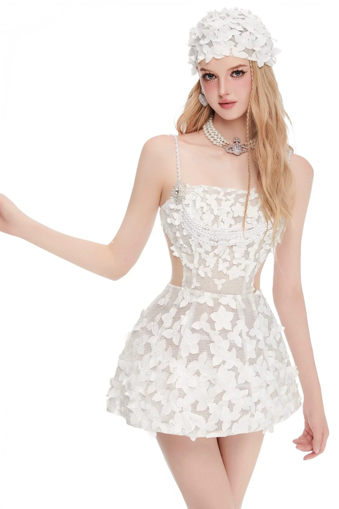BY JENNY White Ballet Mini Dress - Image 2