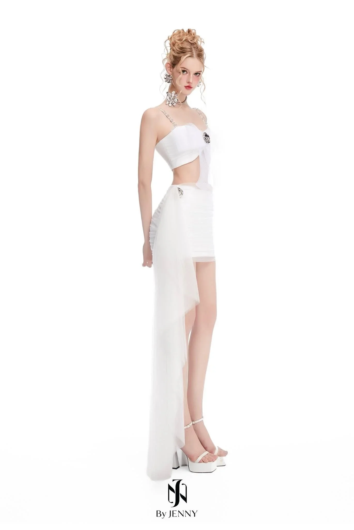 BY JENNY WHITE Celia Top & Skirt Set - Image 4