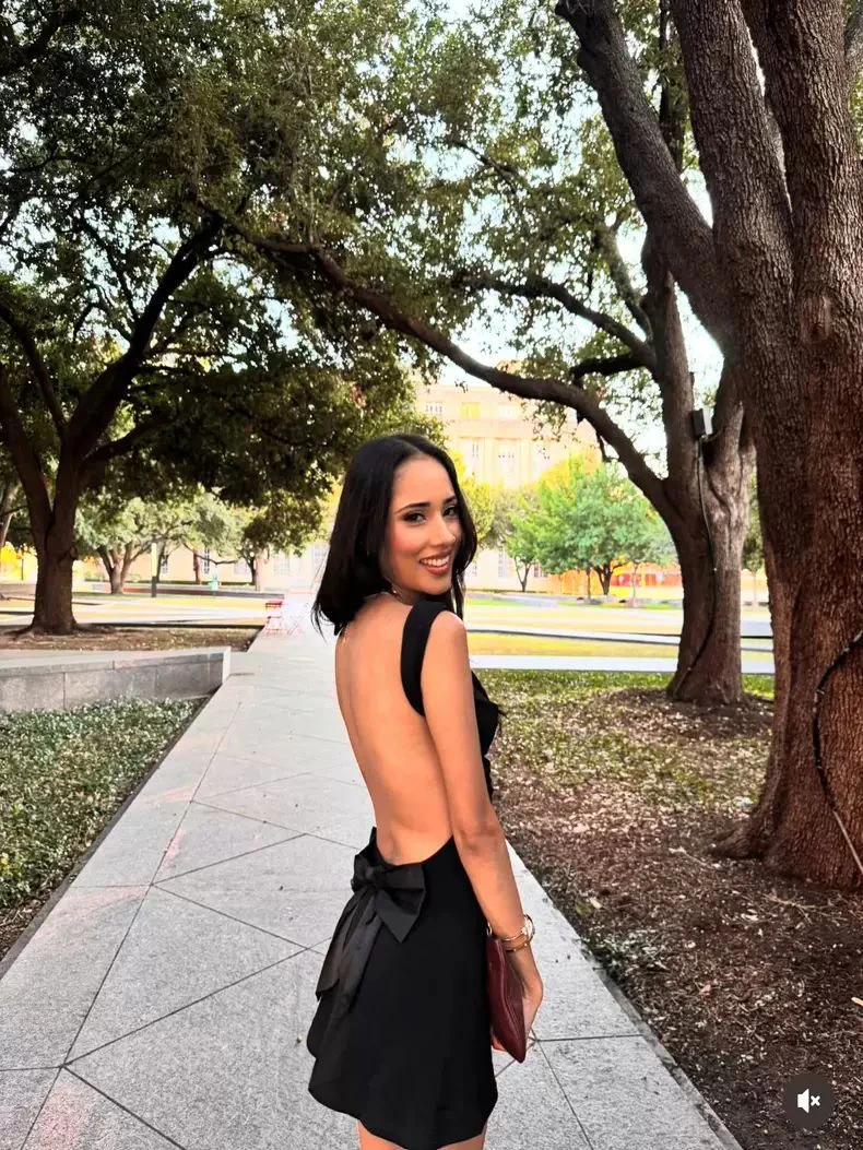Back Bow Mini Dress - Image 5