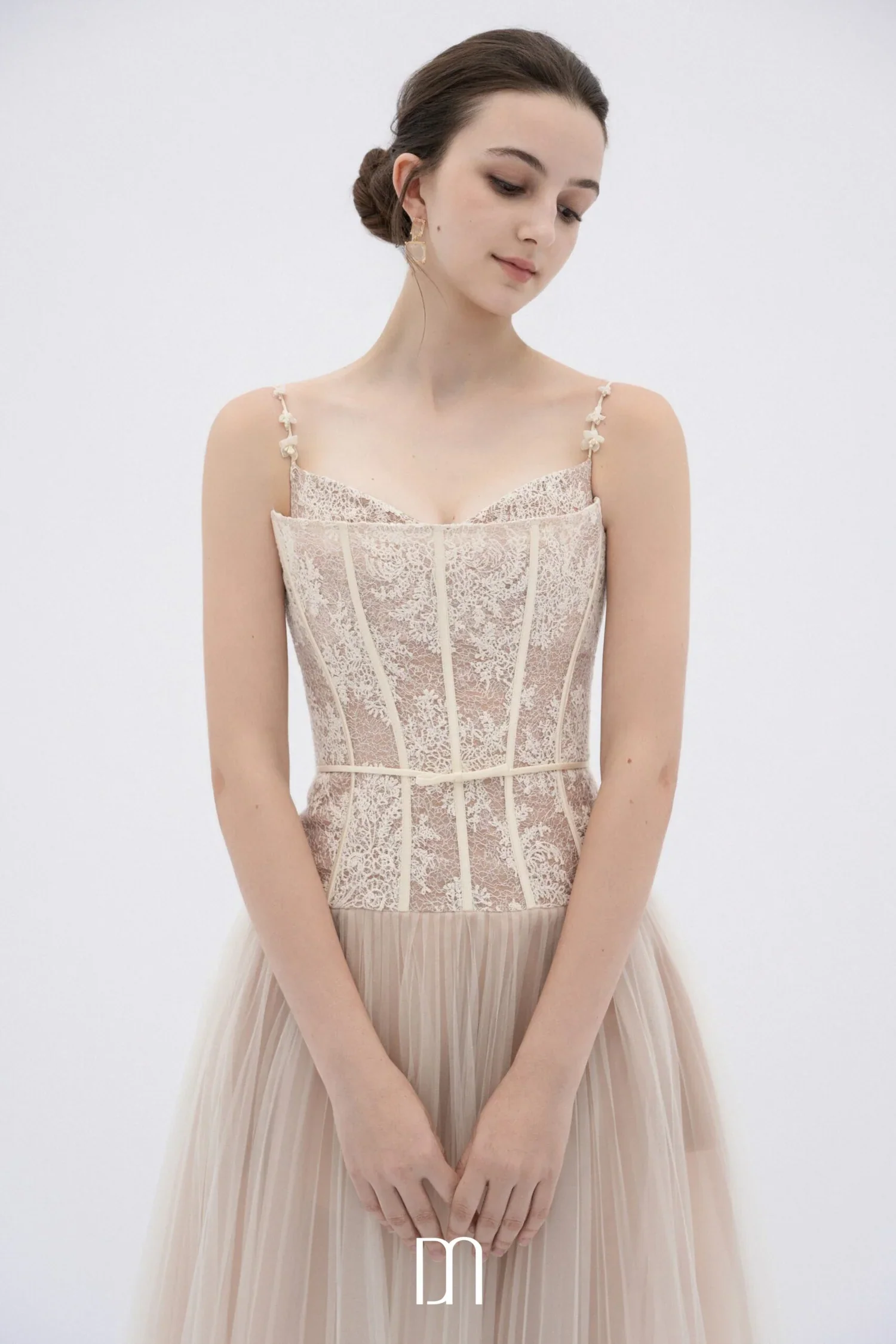 BYDENIO Alizea corset tulle midi dress - Image 5