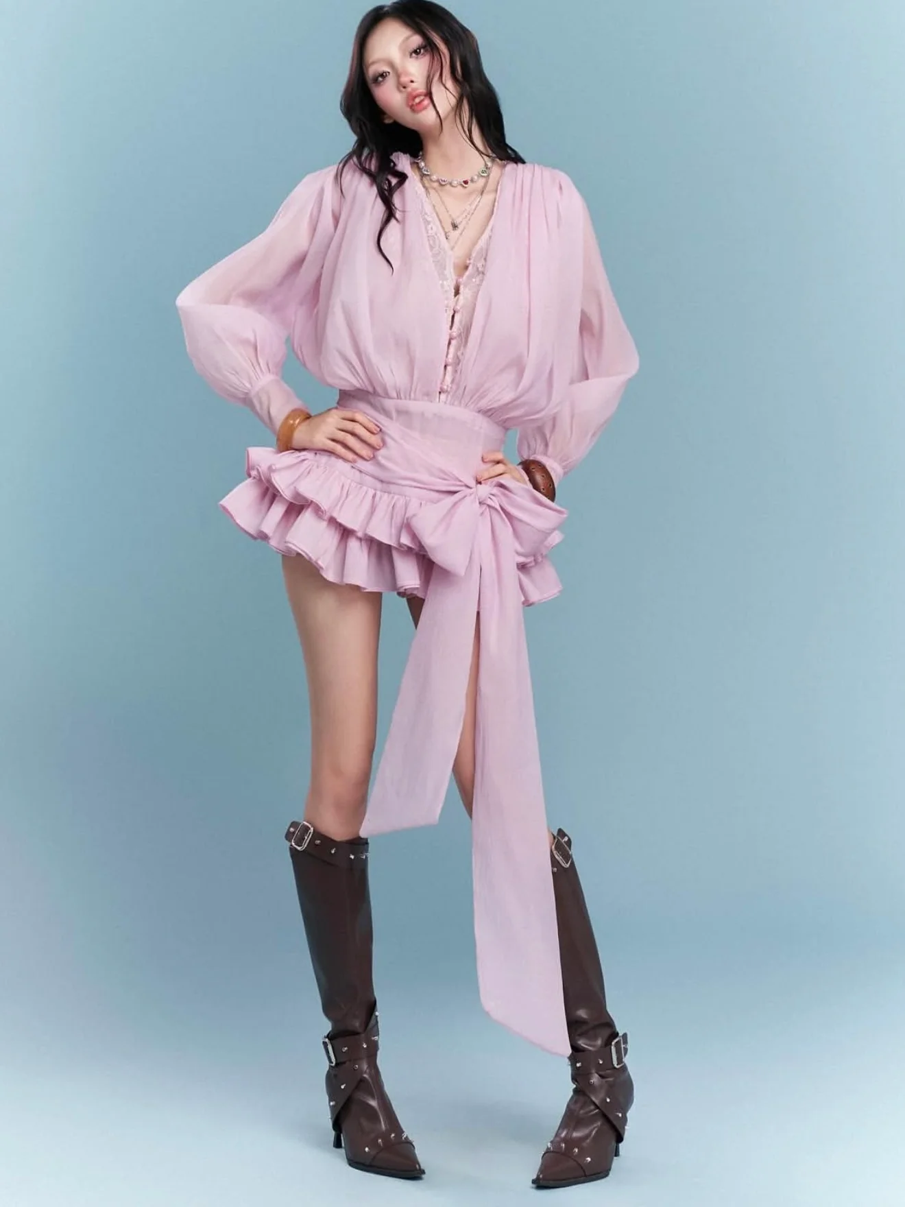 Chanclub Mary Pink Dress - Image 3