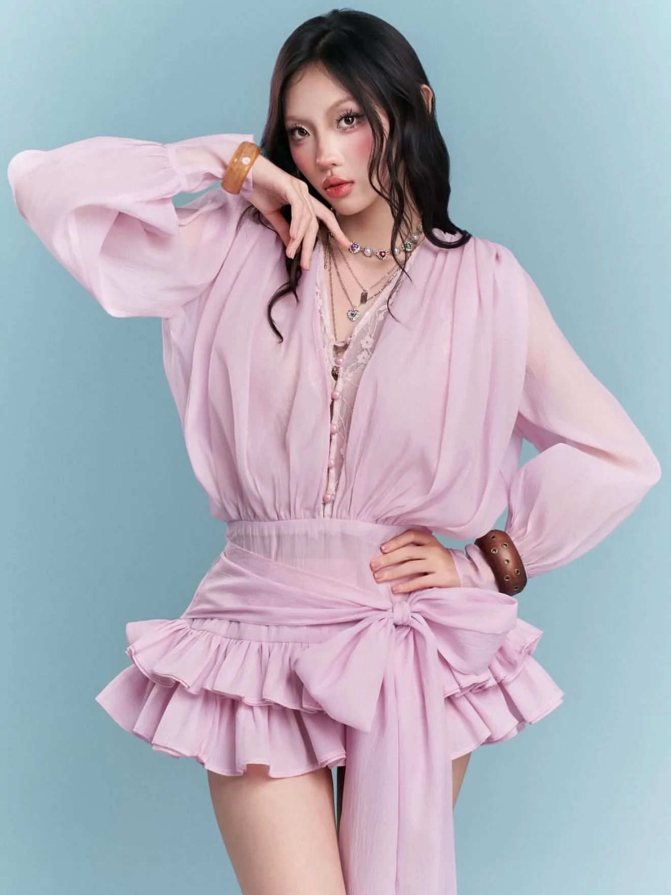 Chanclub Mary Pink Dress - Image 5