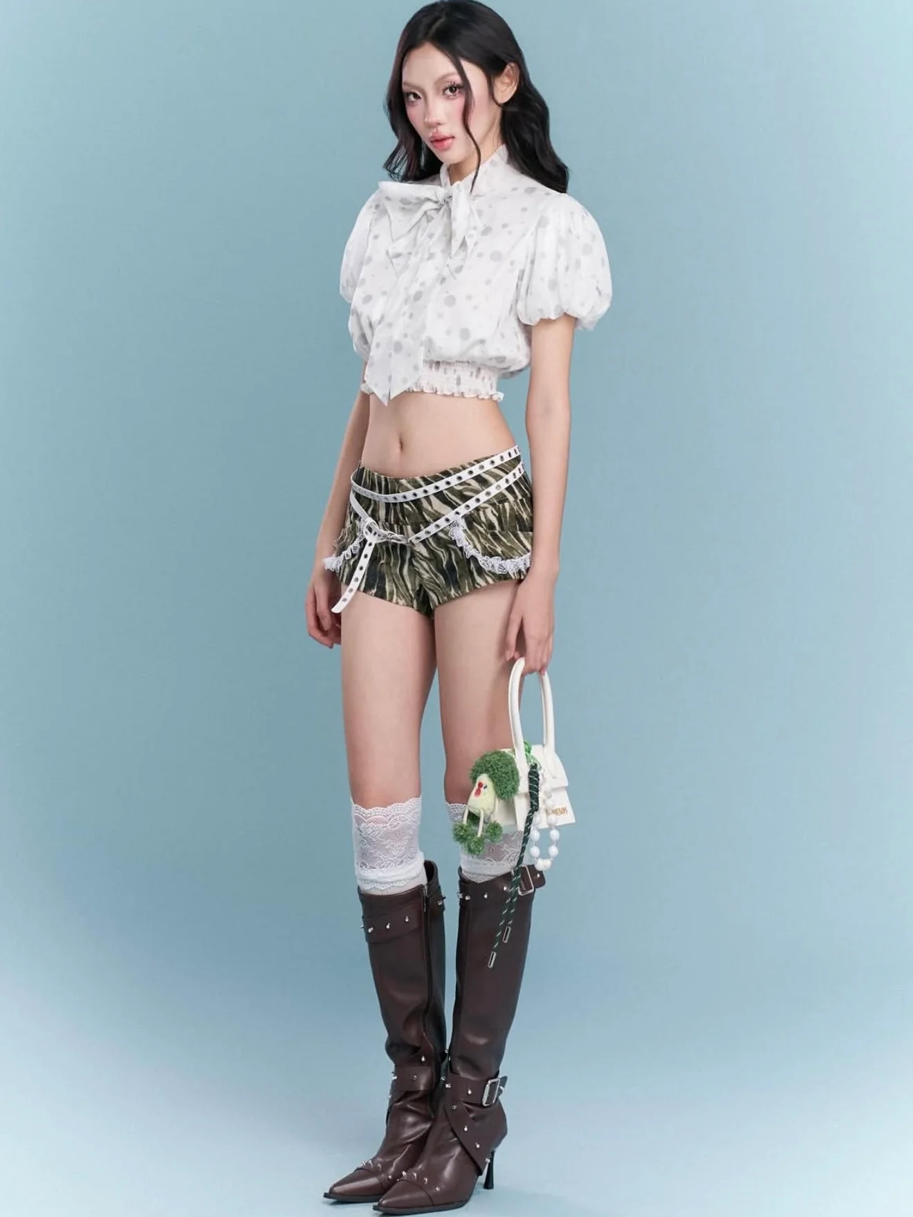 Chanclub Mini Bi Top & Short & Belt - Image 2