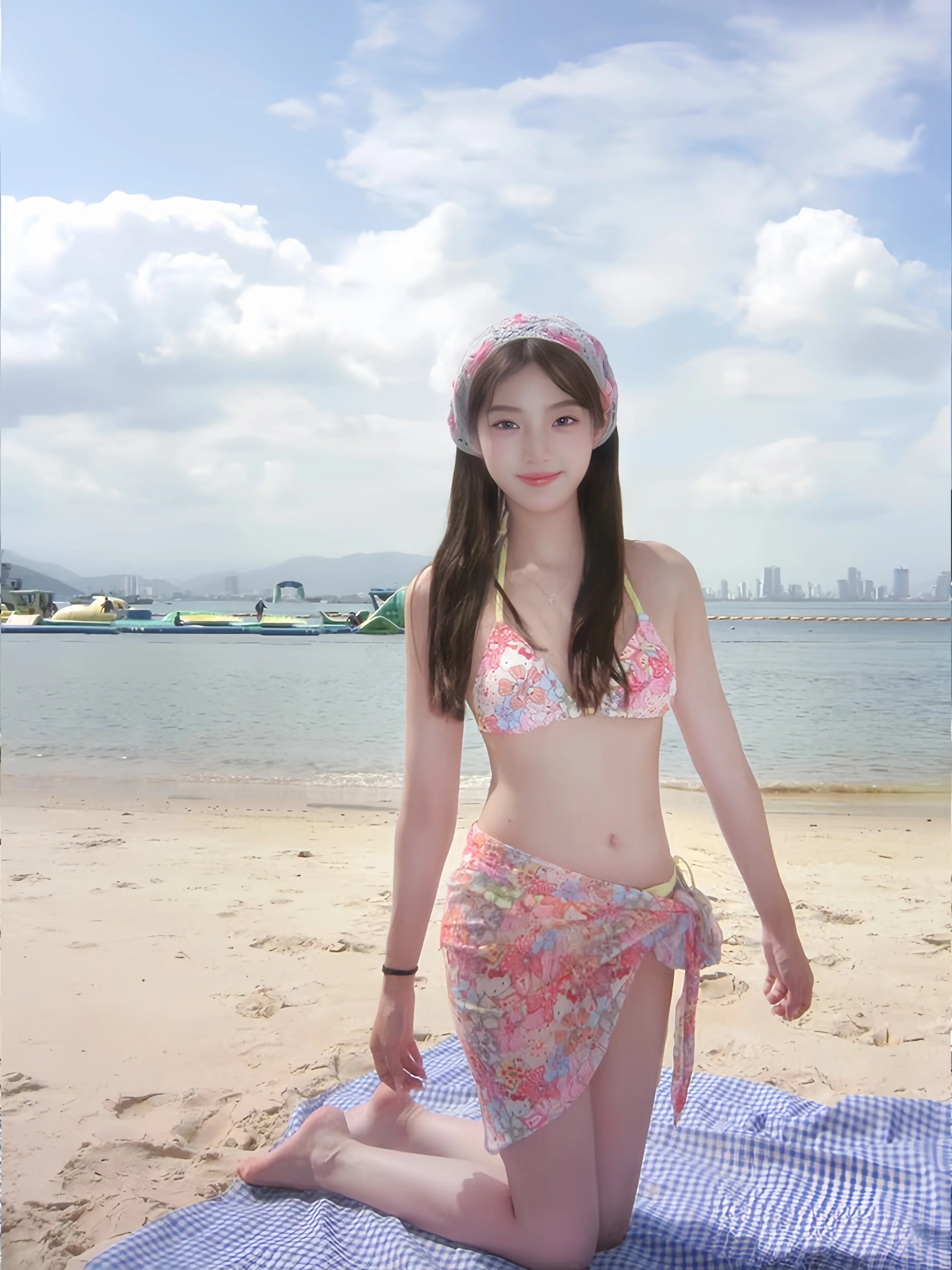 Colorful Floral 3-Piece Set – Fresh and Breezy Print - Image 2
