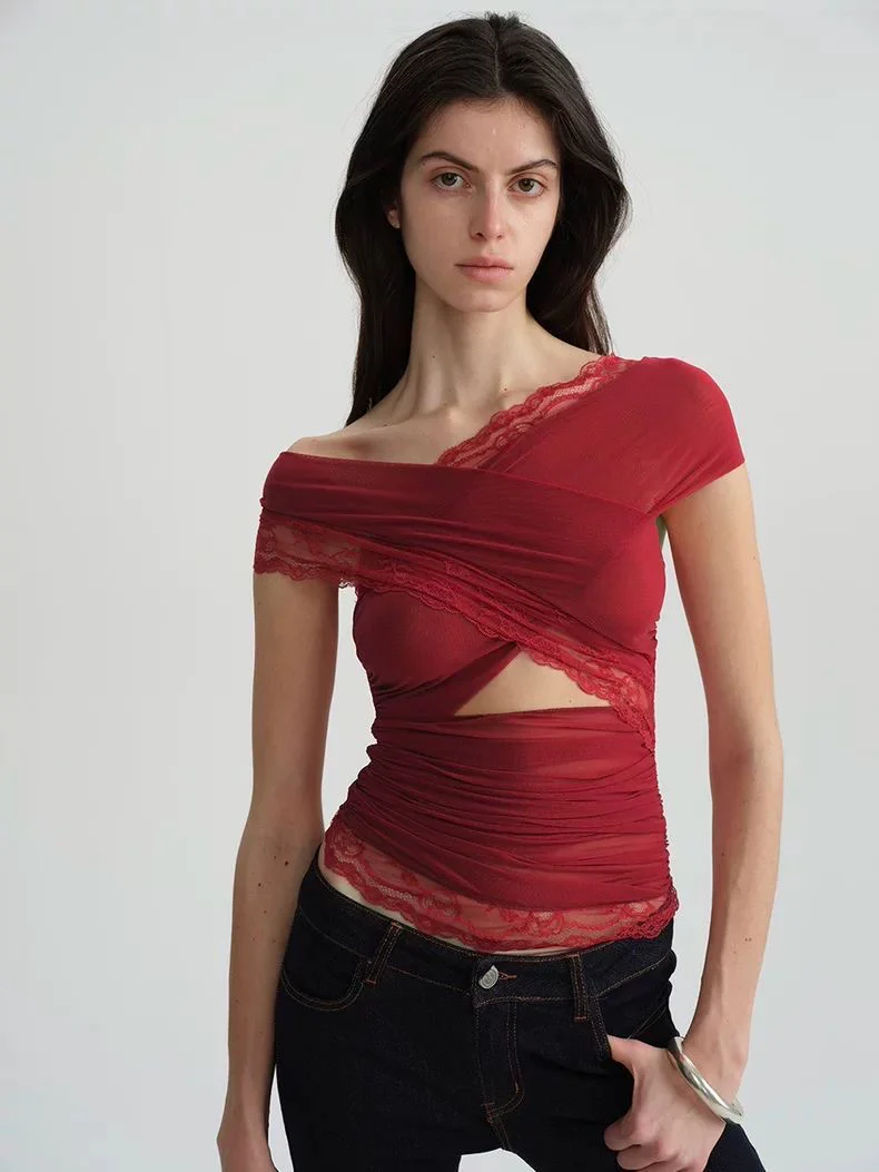 Crimson Wine Top - Image 2
