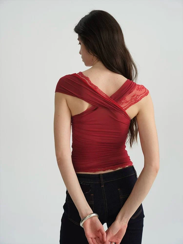 Crimson Wine Top - Image 5