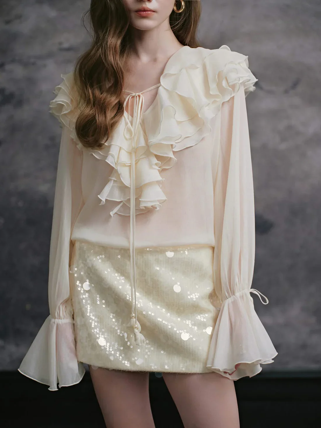 Delicate KENNA TOP & KENNA SKIRT （SET） - Image 5
