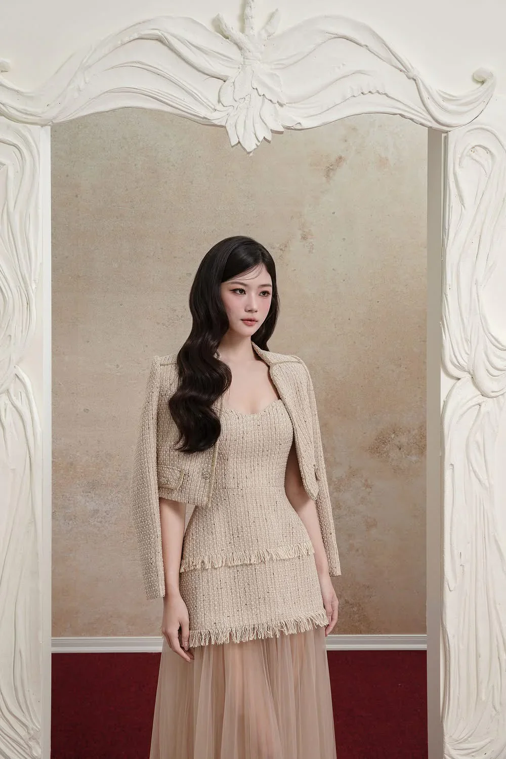 Delicate ROXI JACKET & ROXI DRESS （SET） - Image 3