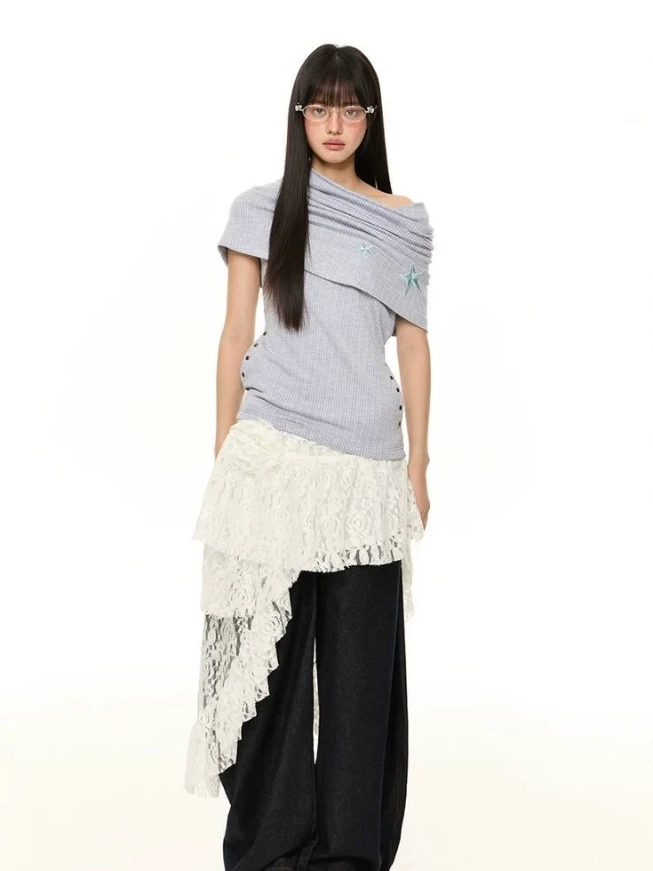Drape Star Knit Top - Image 4
