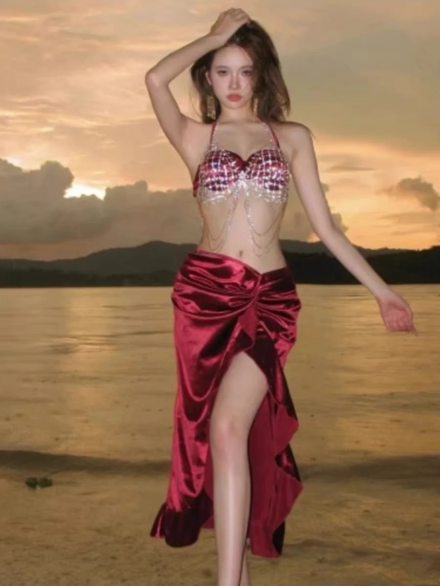 Drip in Gold - Bikini With Diamonds (4 In 1) - Image 4