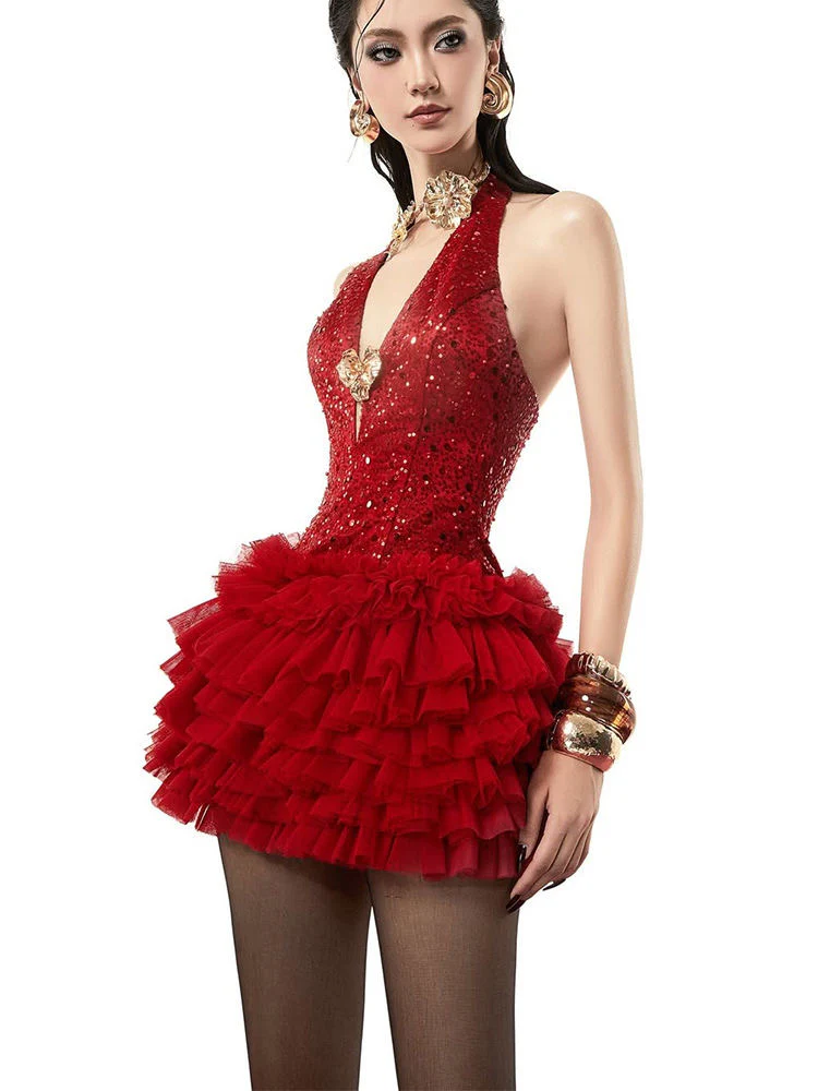 Flame Petal Dress - Image 3