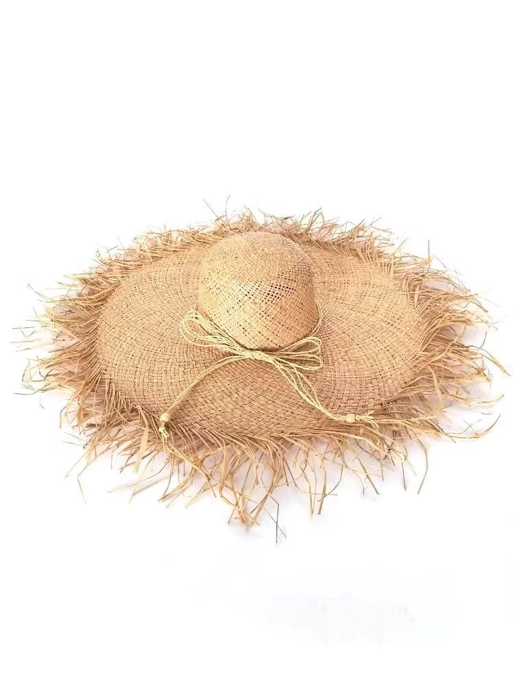 Frayed Straw Sun Hat - Image 5