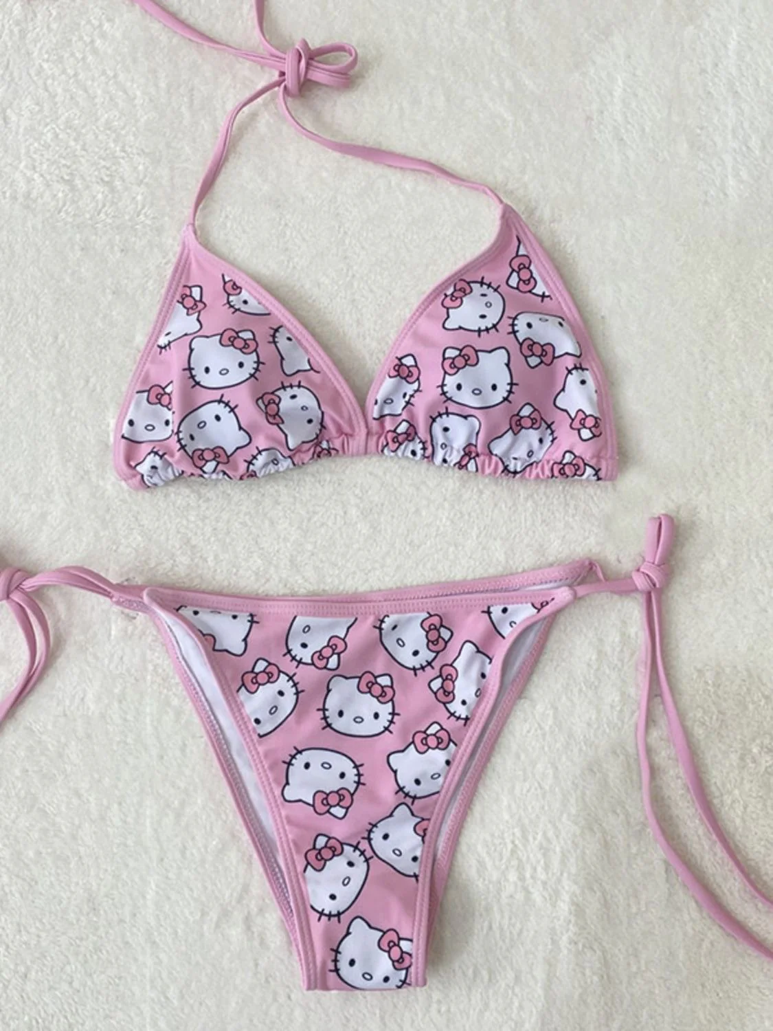 HELLO KITTY Pink Bikini Set - Image 4