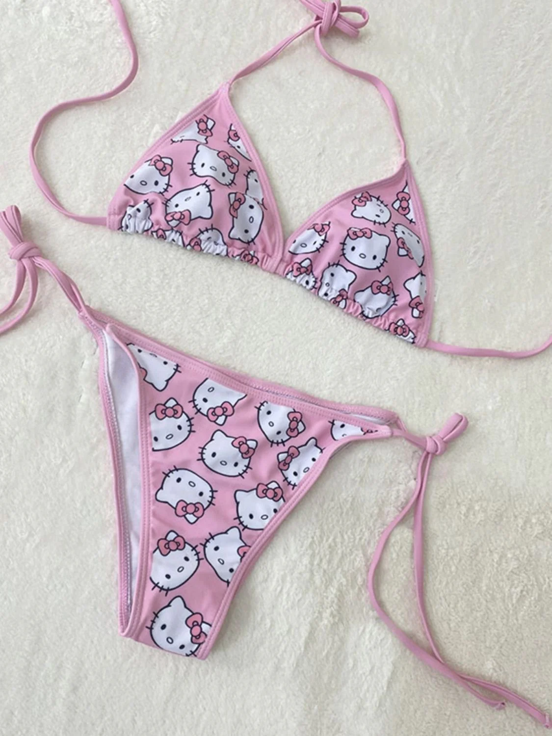 HELLO KITTY Pink Bikini Set - Image 5