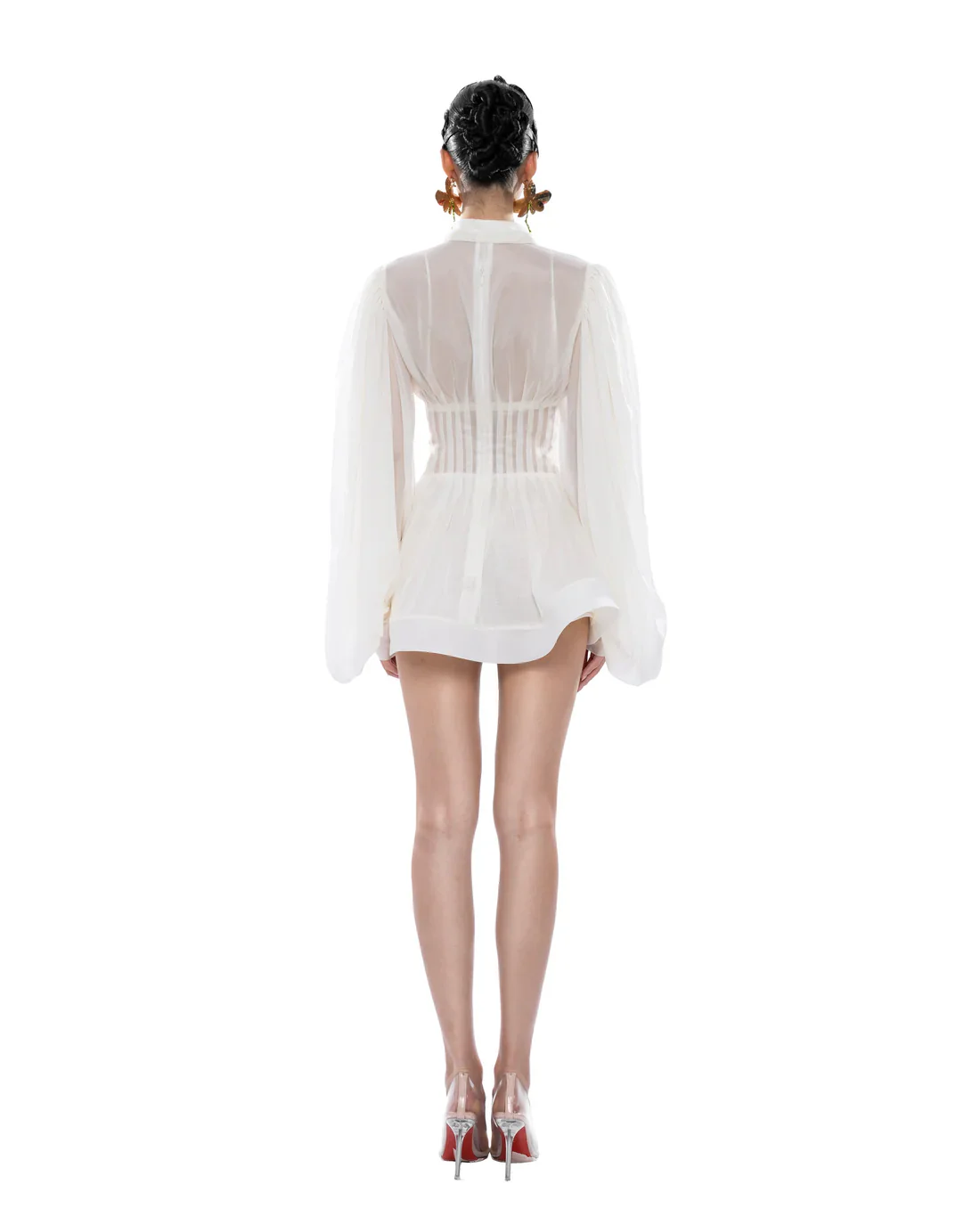 Huelleyrose Charlotte Dress-Cream - Image 4