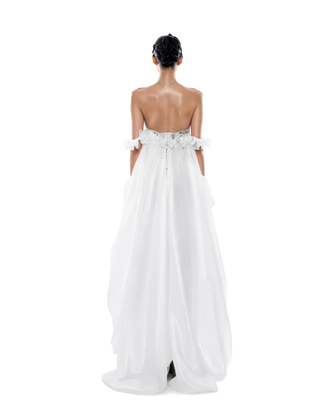 Huelleyrose Ily Dress-White - Image 4