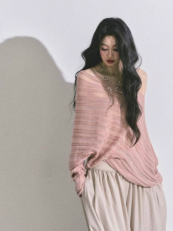 INNA Lila Off-Shoulder Knit Top - Image 5