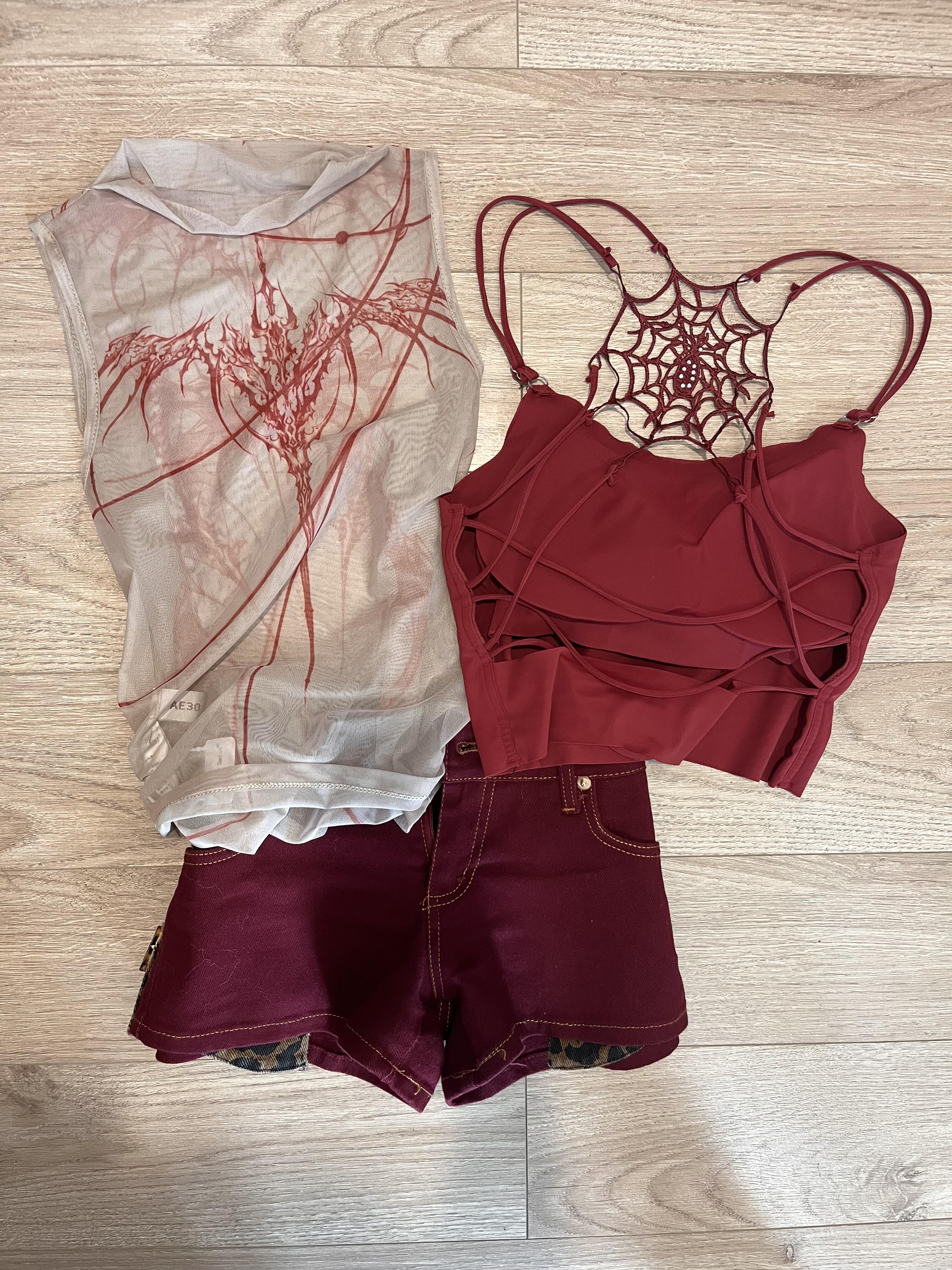 INNA Scarlet Midnight Web Backless Cami Top - Image 3