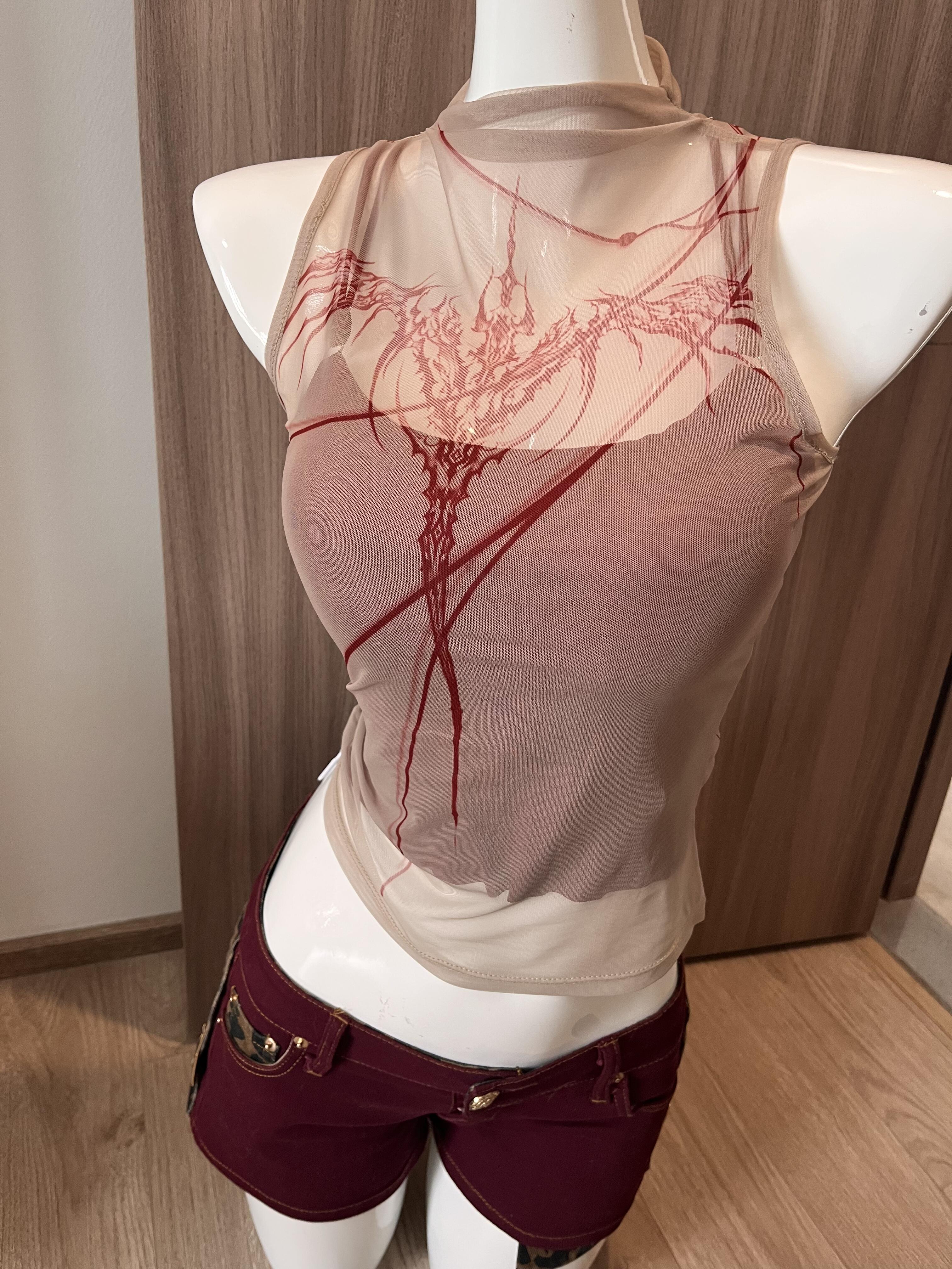 INNA Scarlet Midnight Web Backless Cami Top - Image 4