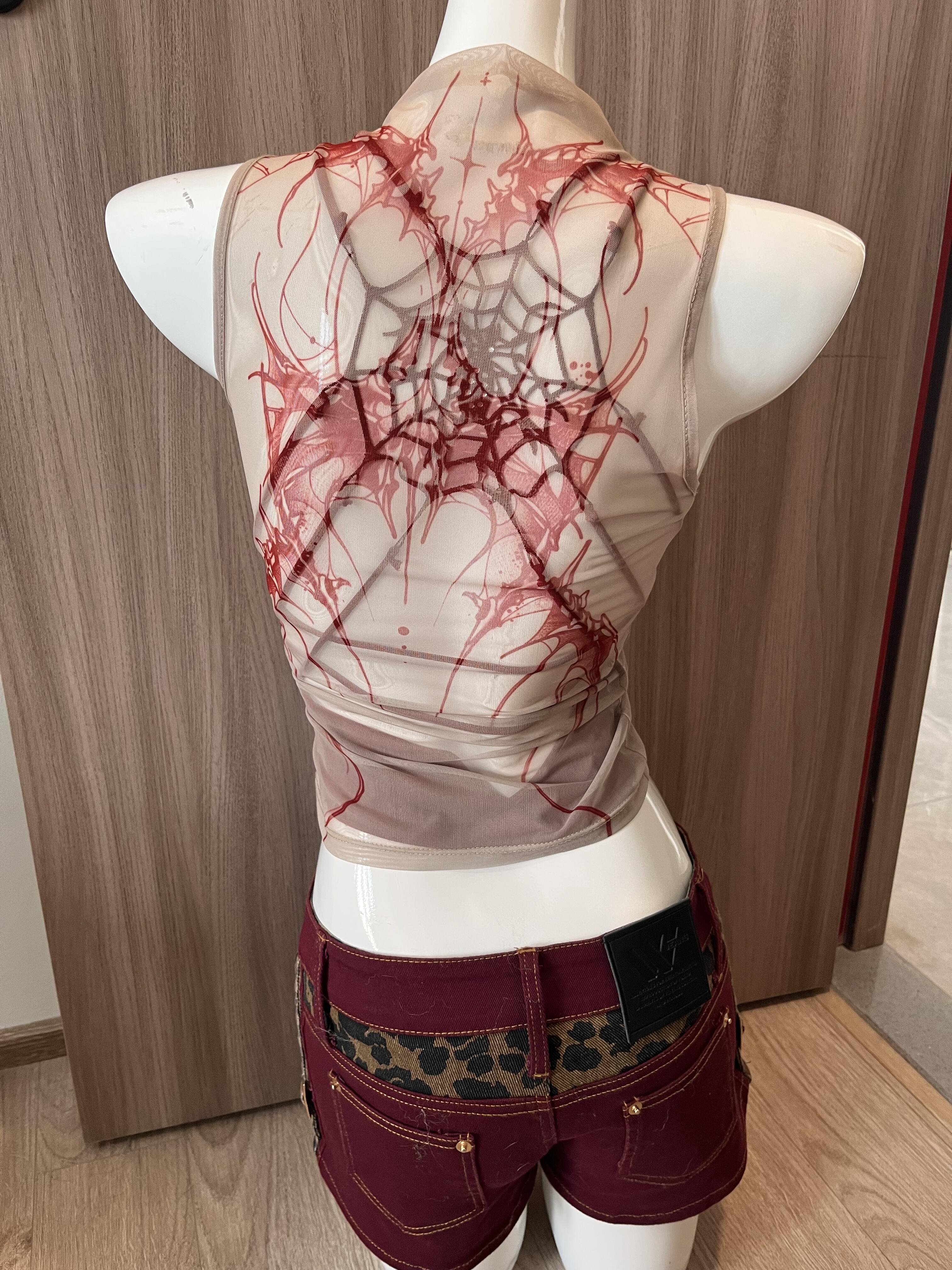 INNA Scarlet Midnight Web Backless Cami Top - Image 5