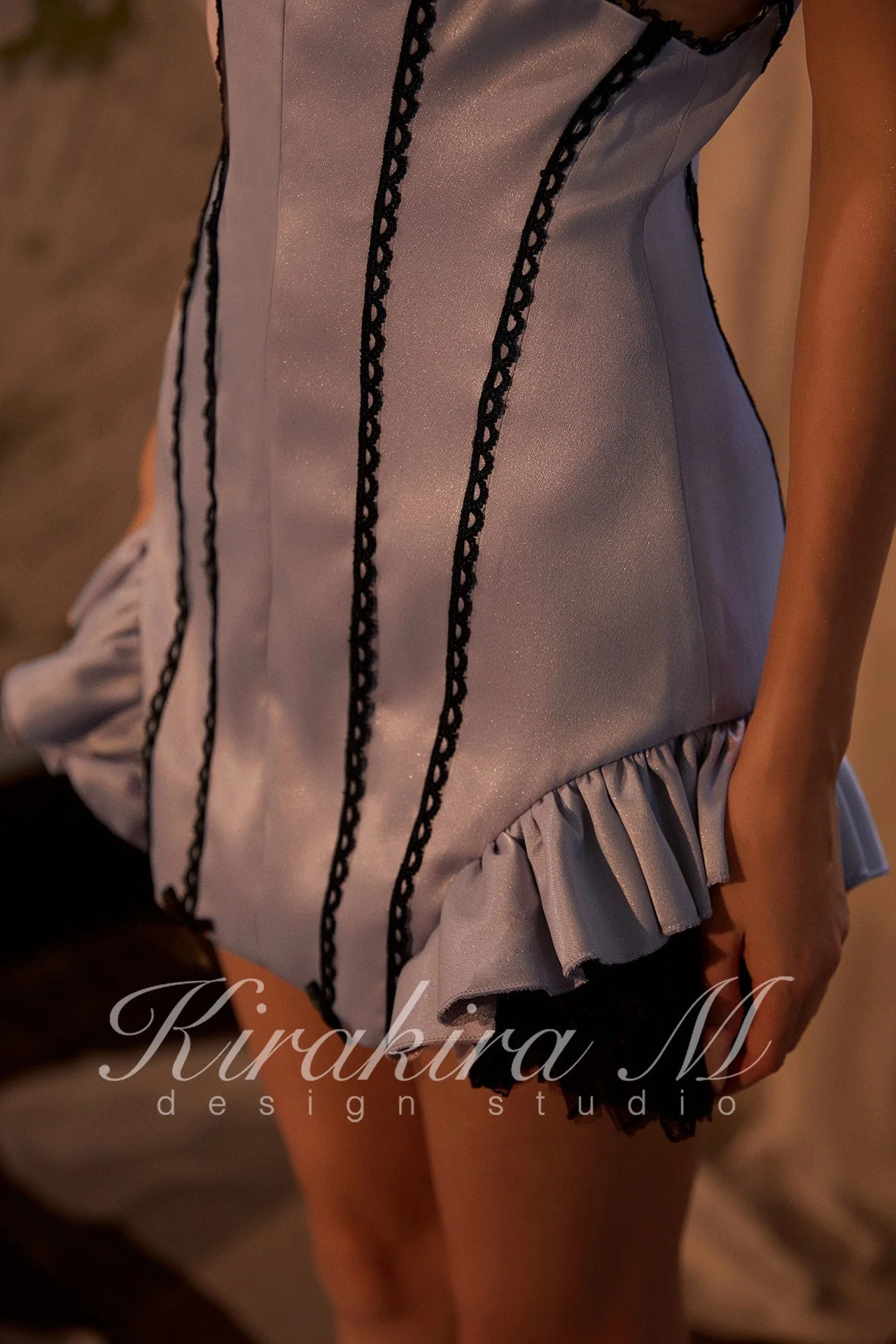 KIRAKIRA M Purple Court Mini Dress - Image 7