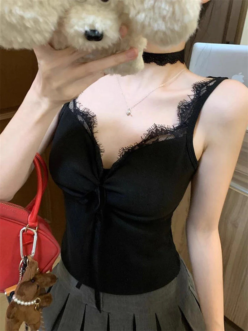 Lace Halter Thermal Padded Cami - Image 6
