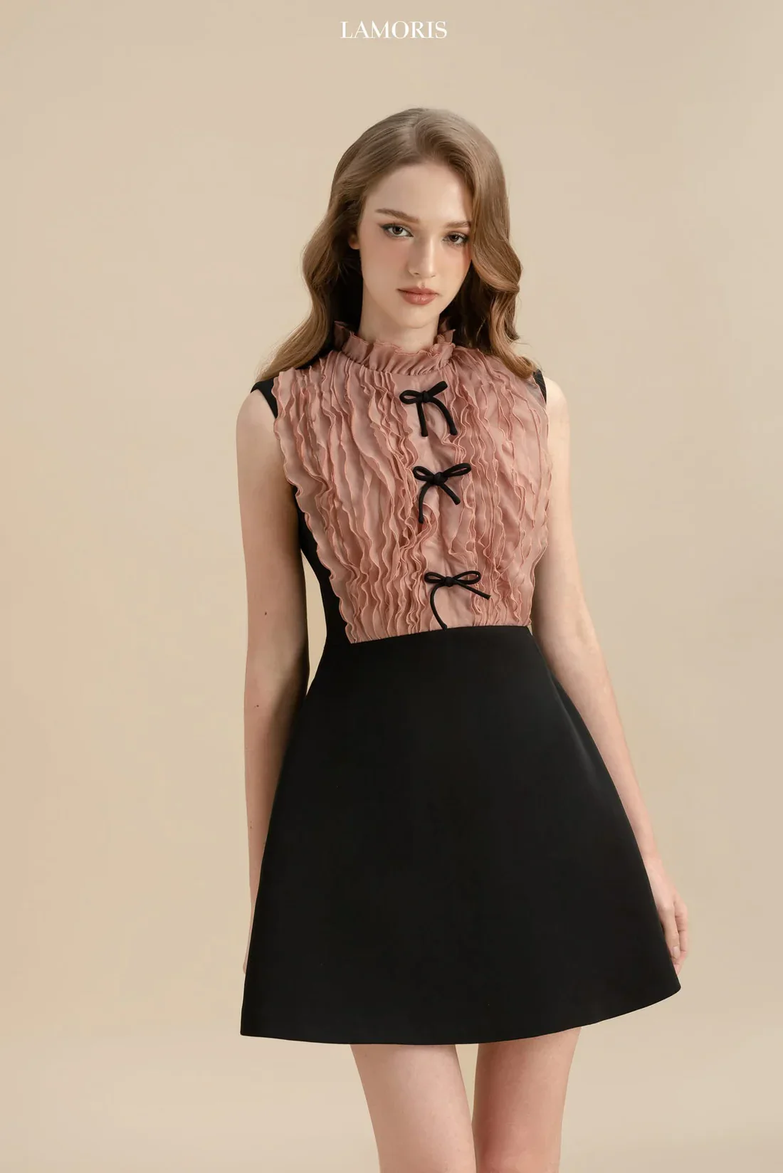 LAMORIS Dried Rose Petals Dress - Image 2
