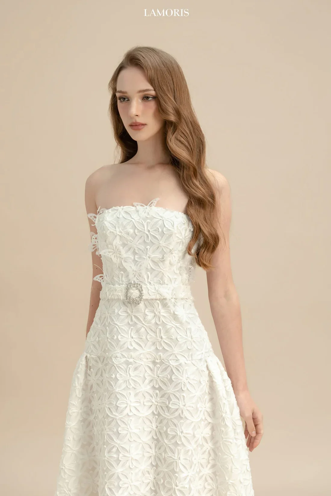 LAMORIS Lace Butterfly Dress - Image 3