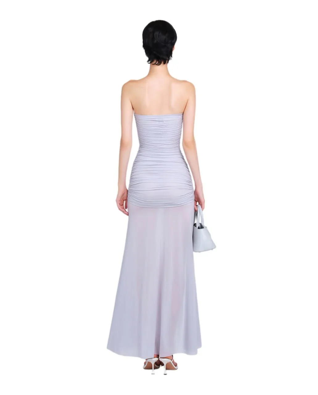 LSOUL Livia Dress (Grey Blue) - Image 3