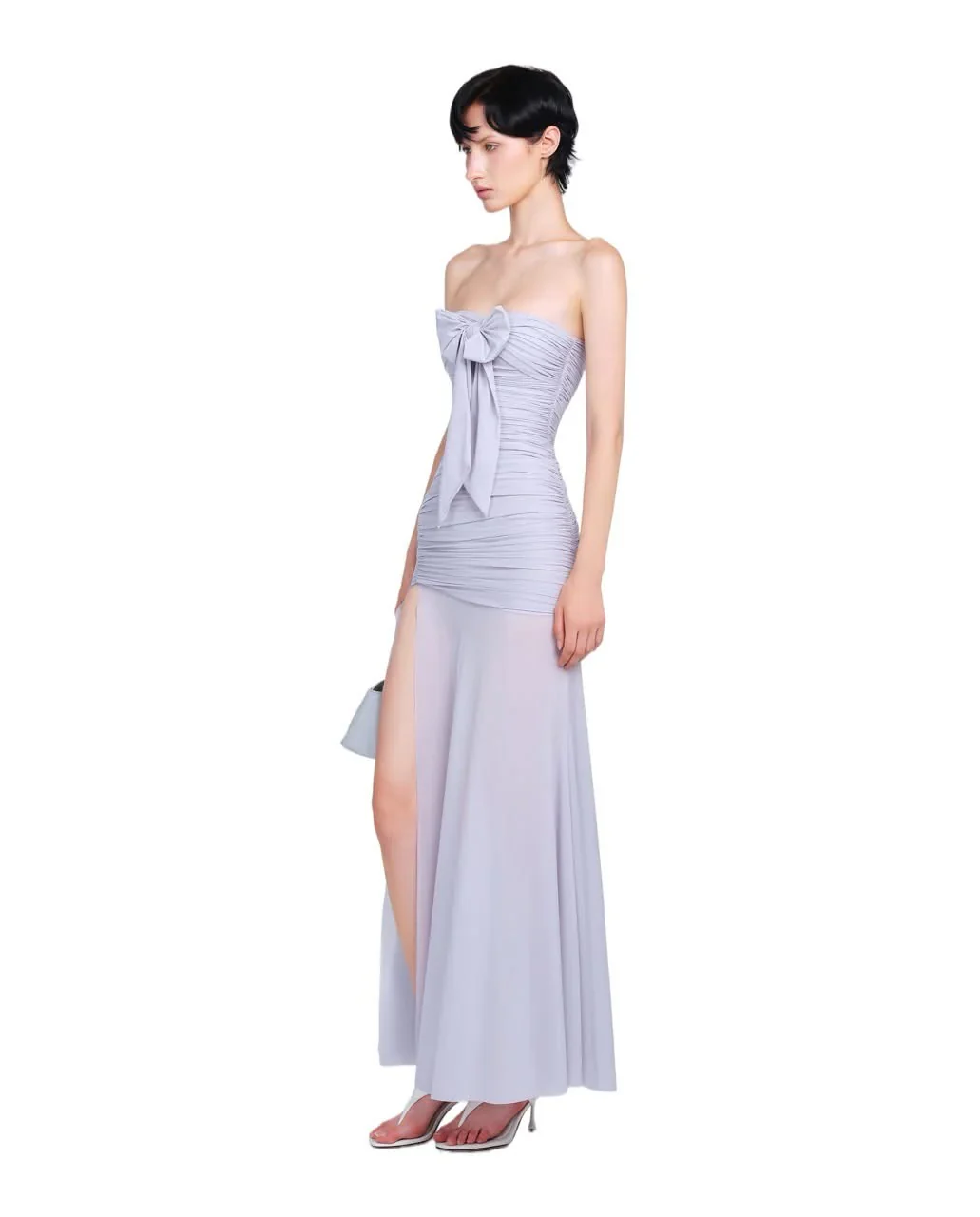 LSOUL Livia Dress (Grey Blue) - Image 4