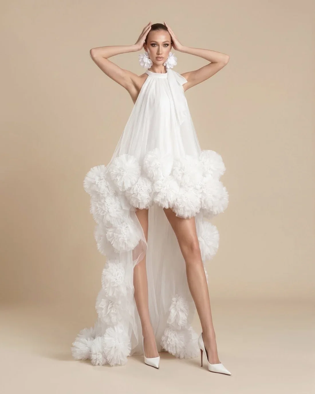 MAEL FEMME KYRIEL DRESS - WHITE