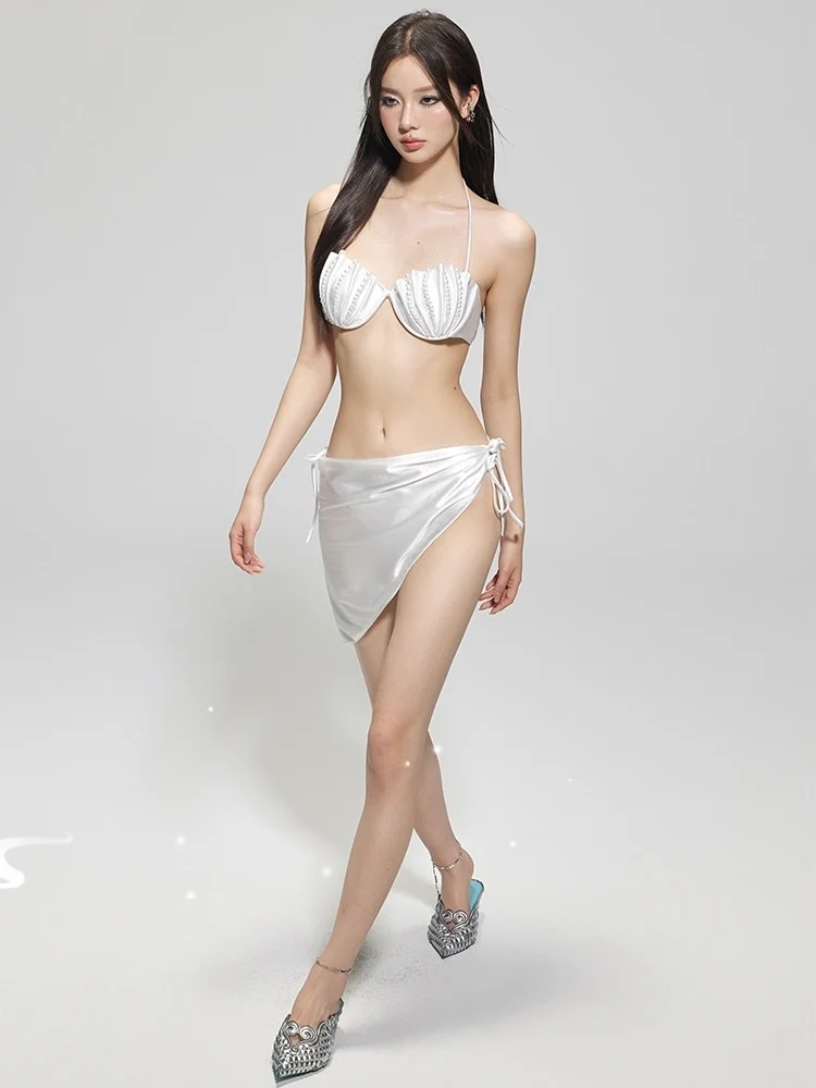 'Mermaid Octave' - Beaded Bikini (3 In 1) - Image 6