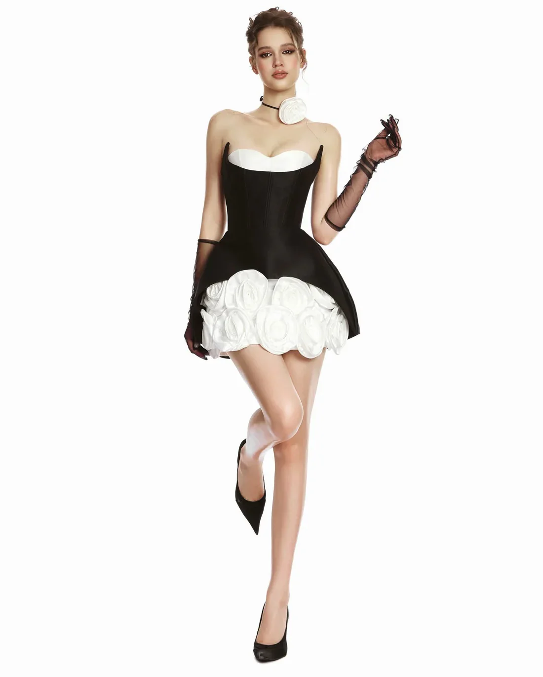 Moulinrose Karen Black Dress - Image 3