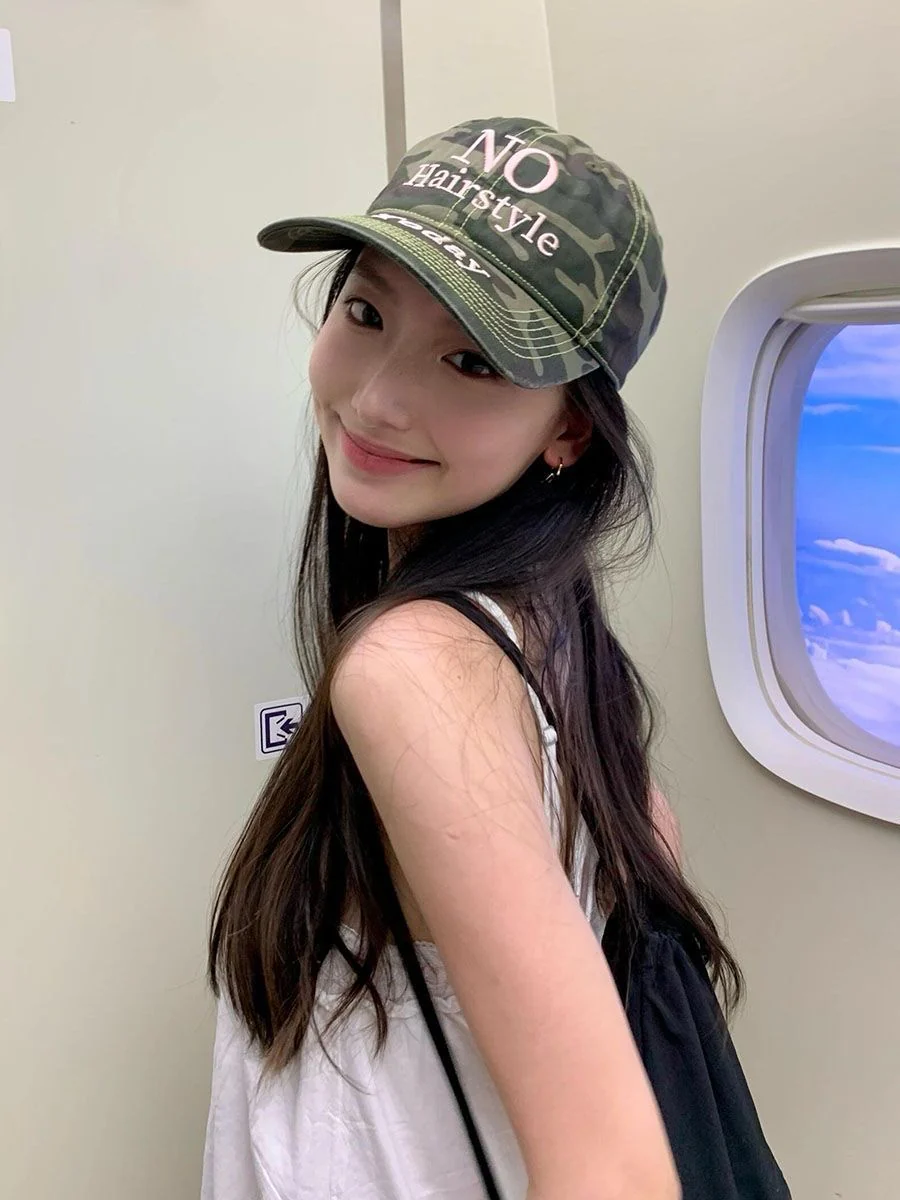 "NO Hairstyle Today" Camouflage Baseball Cap - Image 3
