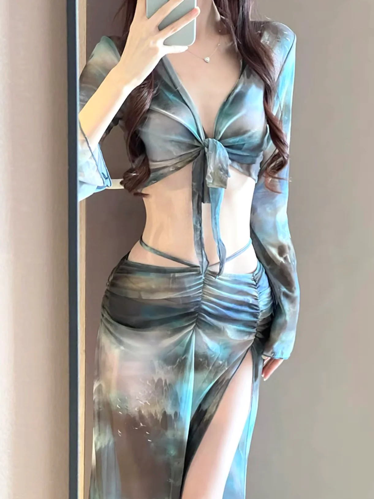 'Oceanic Allure' - 4-Piece Bikini Set - Image 3