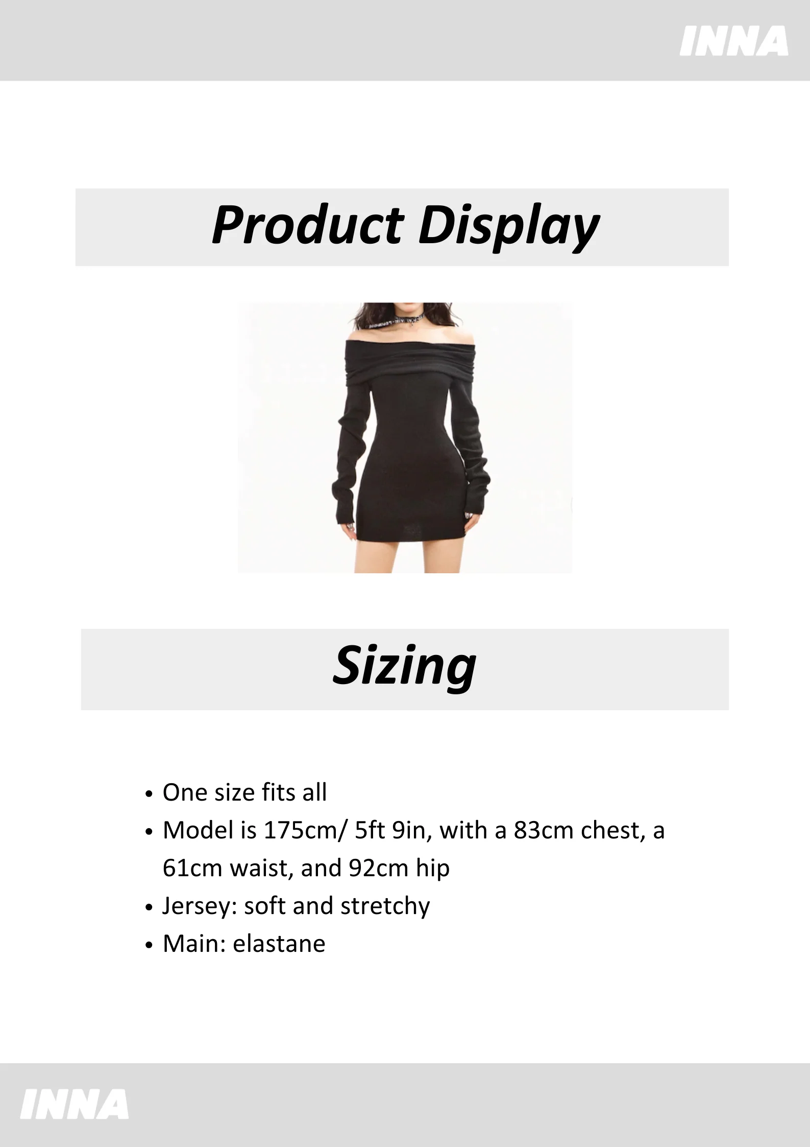 Nüde Off-the-shoulder Ribbe Dress - Image 3