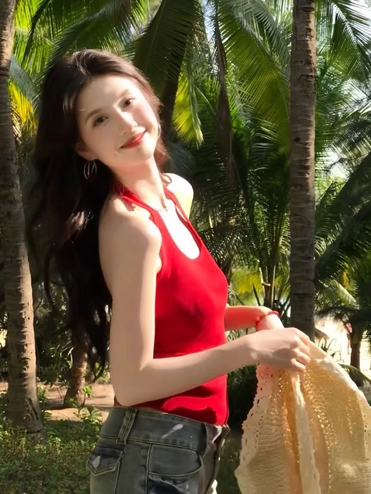 Rosé Halter Padded Tank - Image 2